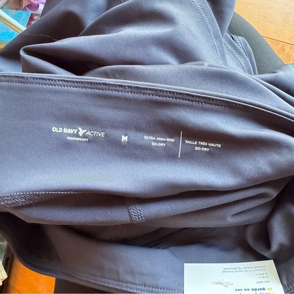 Old Navy Blue Gray Skater Mini Skirt Athletic Pleated - Picture 3 of 7